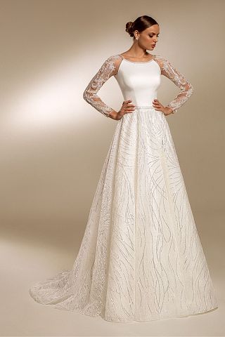 Brautkleid A-Linie Hochzeitskleid