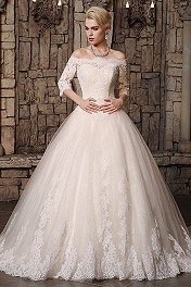 Brautkleid Prinzessinnenkleid in Ivory / Elfenbein