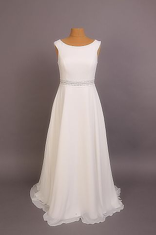 Hochzeitskleid Brautkleid Parma A-Linie 44 Ivory