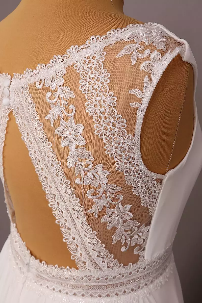 Hochzeitskleid Brautkleid Parma A-Linie 44 Ivory