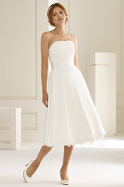 Kurzes Hochzeitskleid Peonia A-Linie Ivory
